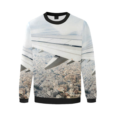 HOODIE - 134 Men's Oversized Fleece Crew Sweatshirt e-joyer